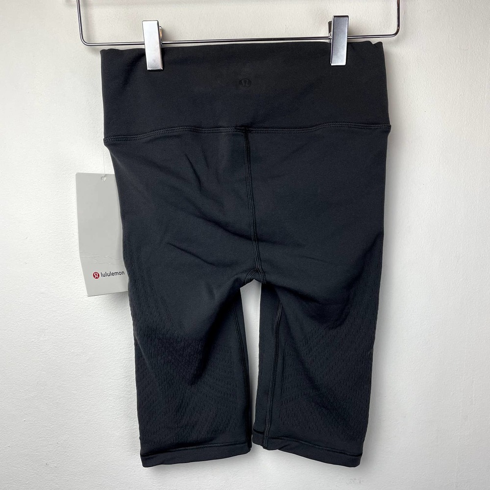 lululemon Dark Gray Reveal Hi-Rise Short Digi Rain 9" — Women's Size 6 NWT NEW - Picture 8 of 12